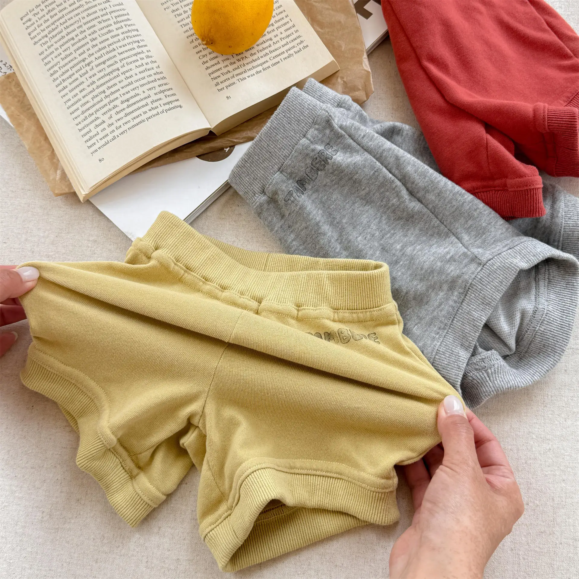 2026 New Summer Toddlers Kids Sport Shorts High Waist Korean Style Baby Girls Casual Shorts  1-8Years