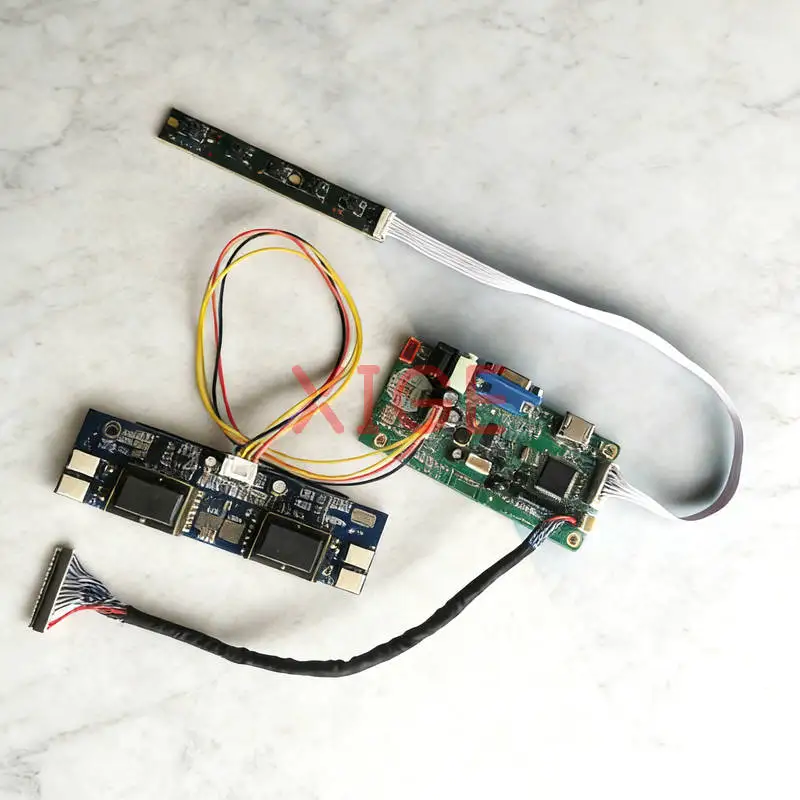 

For QD19EL01 CLAA190EA03 TM190SX PM190SX Display Drive Controller Board Kit DIY 4-CCFL 1280*1024 VGA+HDMI 30 Pin LVDS 1280x1024