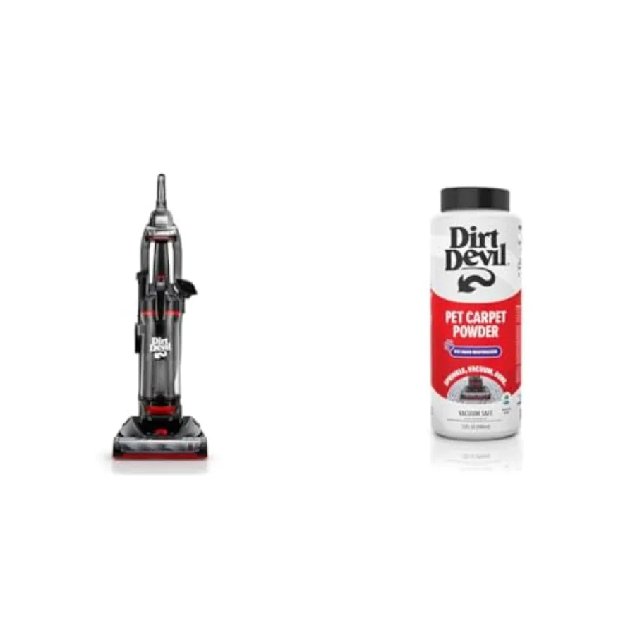 

Многофункциональный вертикальный пылесос без мешка Multi-Surface Total Pet+ с набором насадок для уборки шерсти животных UD76400V + 32 унции порошка для чистки ковров и устранения запахов от животных