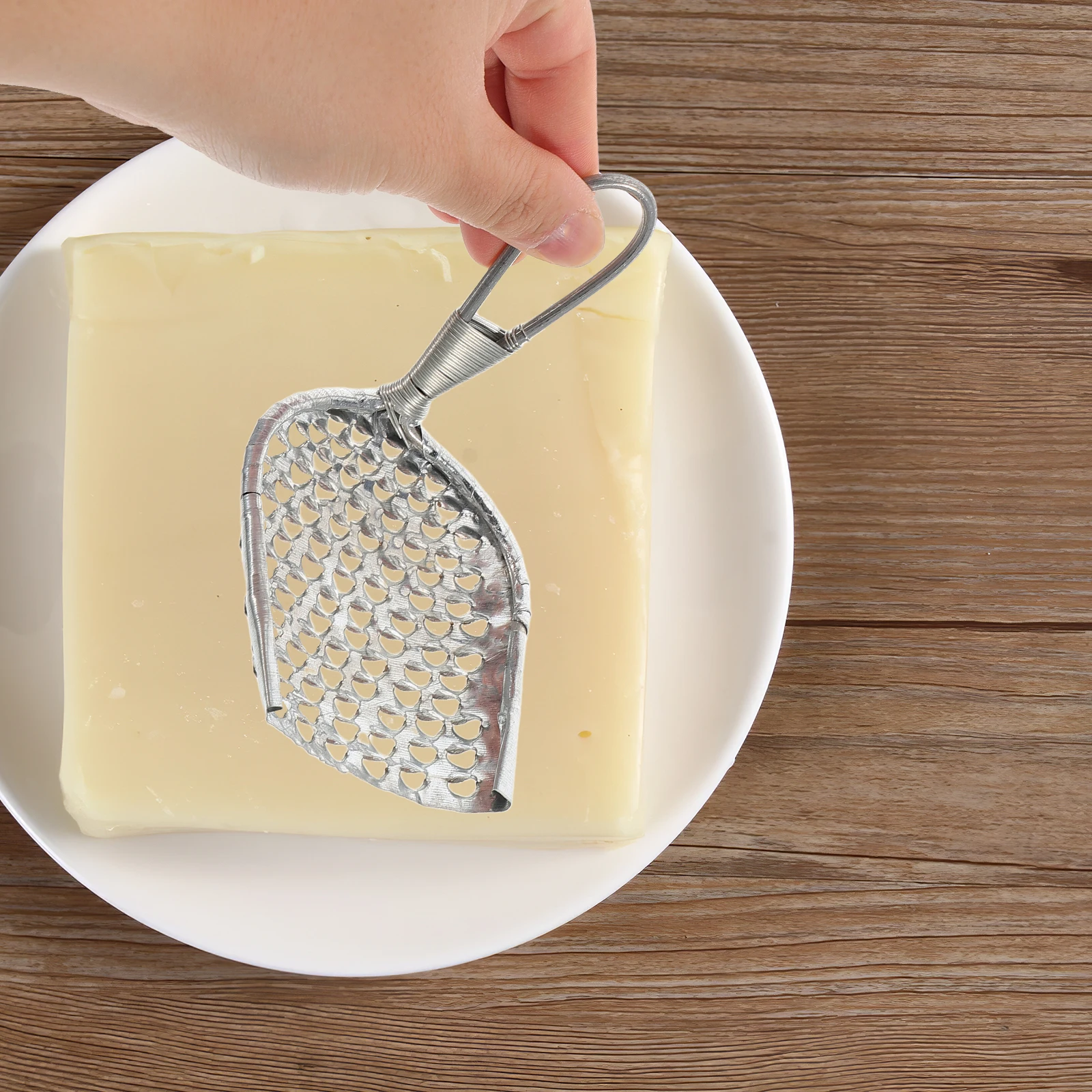 

Multi Functional Stainless Steel Scraper for Cold Noodle Jelly Fruit Cheese Easy Clean Kitchen Household Tool Fruit Scraper Tool