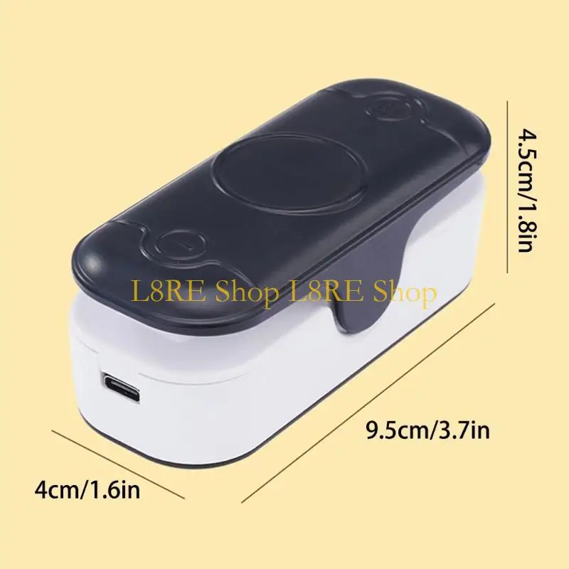 L8RE Mini Bag Sealer Portable Sealing Bags Machine Handheld Heating Vacuum Sealer Machine with Cutter for Plastic Bag