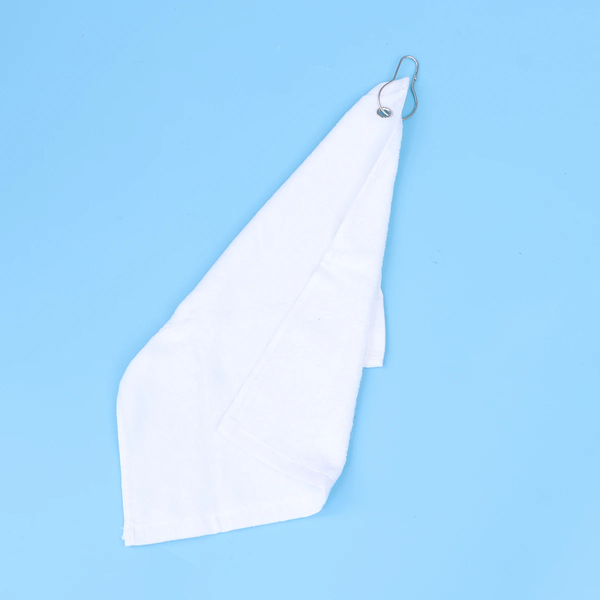 

3pcs Golf Towel White Cotton Hole Towel Hook Quick Dry Water Absorption Sports Travel Outdoor Activities Golf Equipment