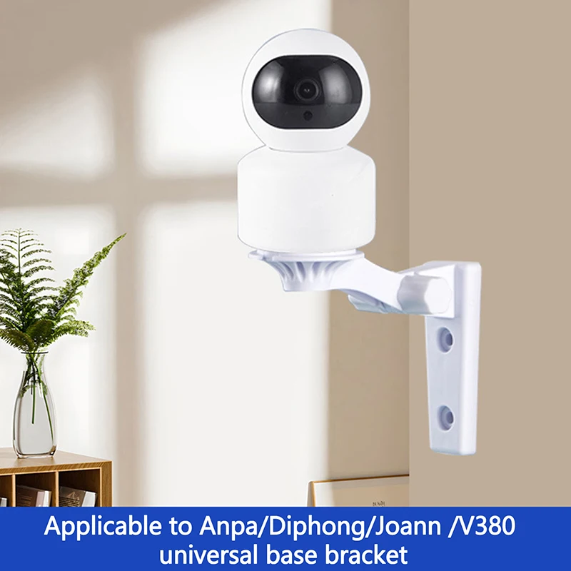 Supporto e base in plastica ABS per telecamera con staffa senza punzonatura per montaggio a parete per accessori di sorveglianza di sicurezza per telecamera cloud