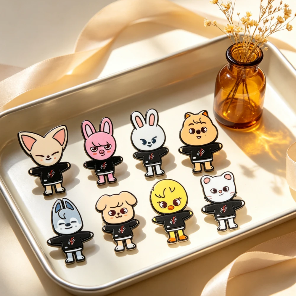 8/7 Stück Emaille-Pins, Cartoon-Anime-Charakter-Broschen, Anstecknadeln für Rucksäcke, Kleidung, Accessoires, Schmuck, Geschenke für Fans – Detail 1