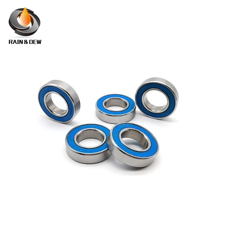 

MR117-2RS Bearing ABEC-7 10PCS 7x11x3 mm Miniature MR117RS Ball Bearings Blue Sealed Bearing MR117 2RS