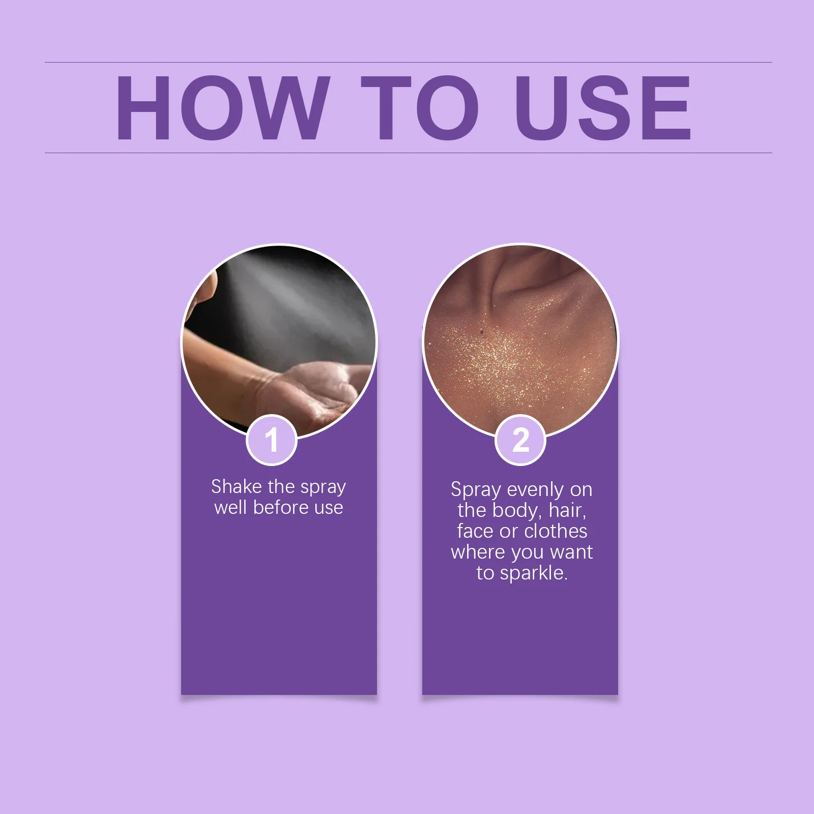 Corpo glitter spray roupas iluminador em pó de secagem rápida pó universal multiuso gloss spray rosto cintilante brilho