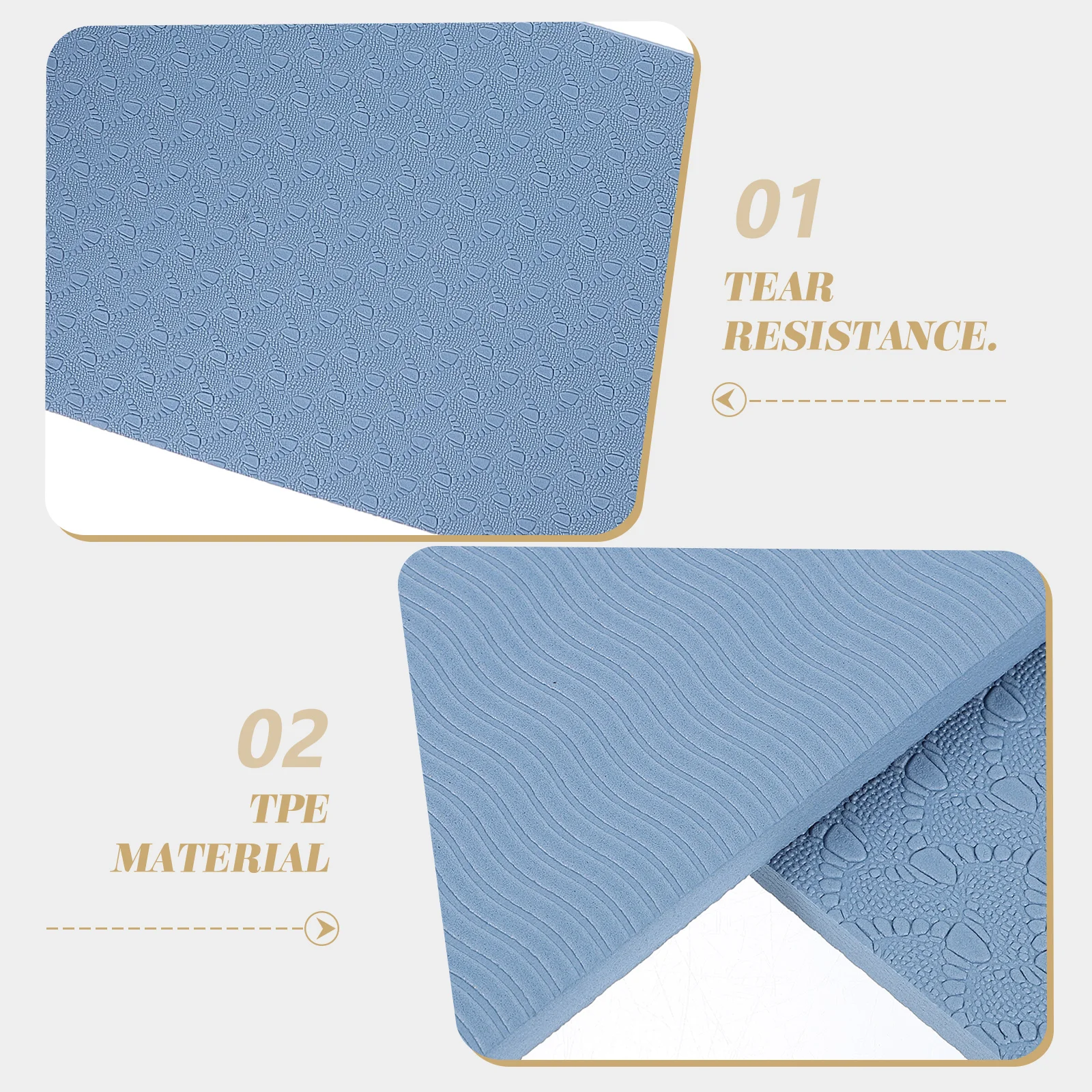 

1Pair Yoga Knee Cushion Light -Friendly Material Non-Slip Balance Pad for Yoga Fitness Ankle Support Sports Mat