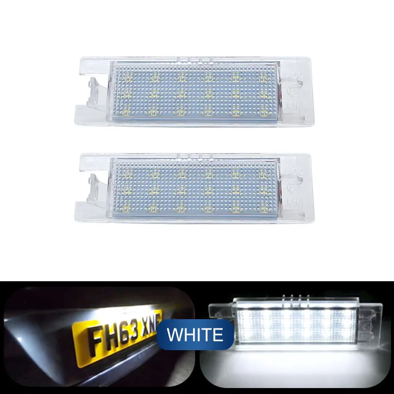 2Pcs Canbus LED Number License Plate Light For Opel Vectra C auch OPC/GTS 2002-2008 Vita (Japan) 2000-2006 Zafira B or Vauxhall - view 3