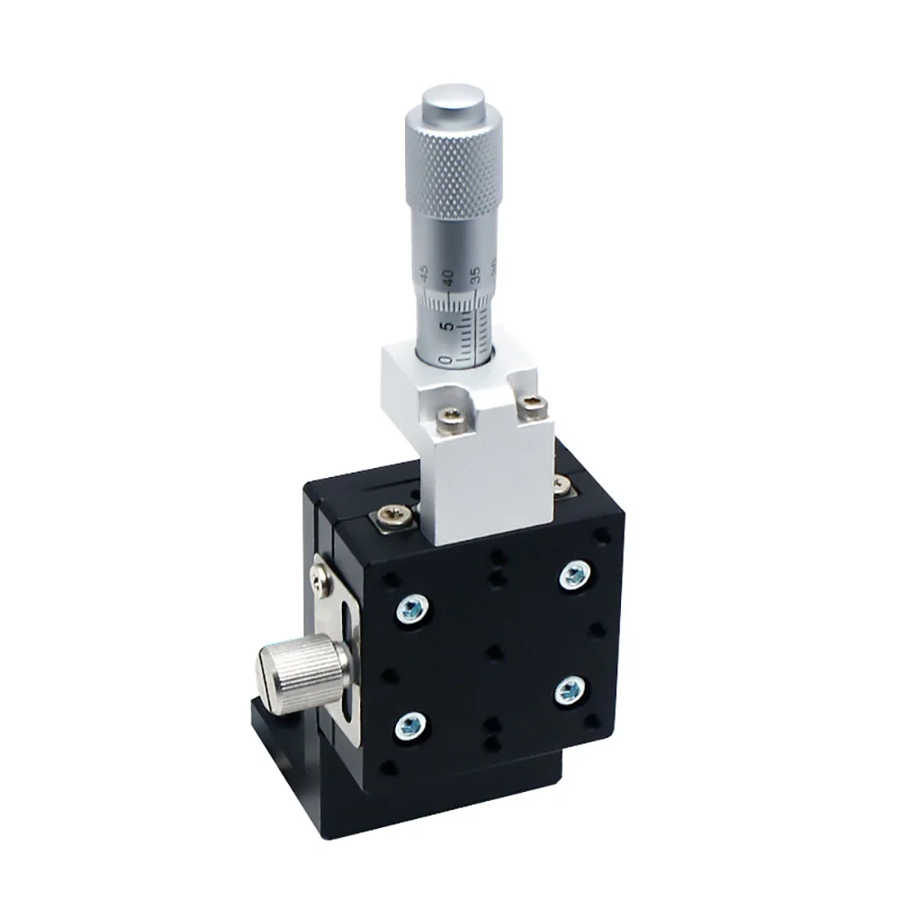 Z Axis 40 40mm LV40 Sliding Table Manual Displacement Vertical lift Fine Tuning Platform Cross Roller Guide linear bearing