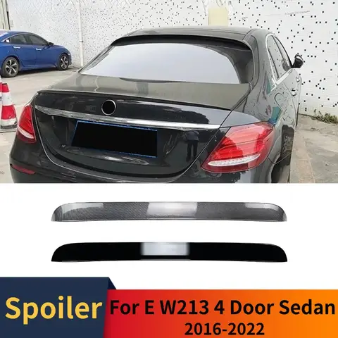 Para Mercedes Benz Clase E W213 E260 E300 E350 4 puertas Sedan 2016-2022 alerón de techo de ala trasera accesorios de ajuste de cola de labio de maletero