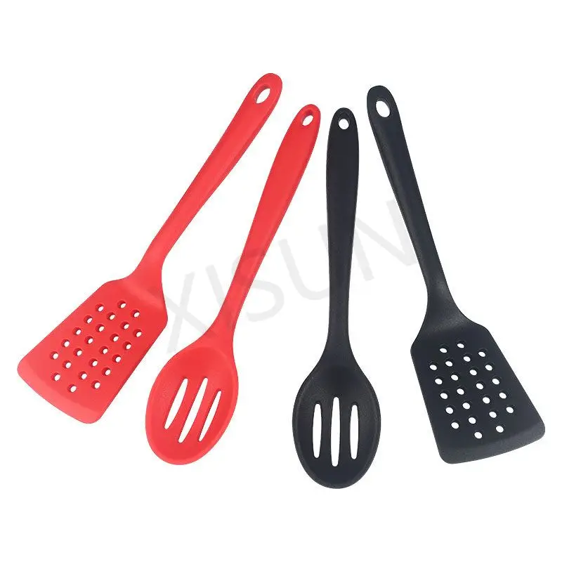 High Quality Utensils Set of 2pcs Nonstick Heat Resistant Cookware for Cooking & Serving Silicone Spatula Set