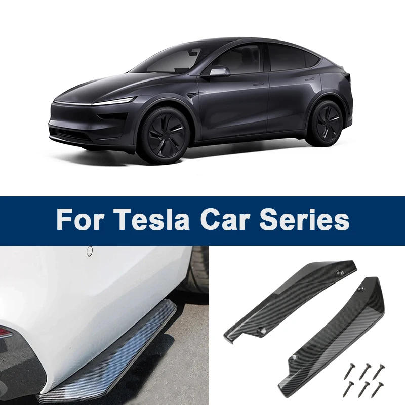 

Для Tesla Model 2/3/Y/S/X Cybertruck Roadster: задний бампер, диффузор, сплиттер, ABS, простая установка, спортивный внешний комплект, 2 шт.