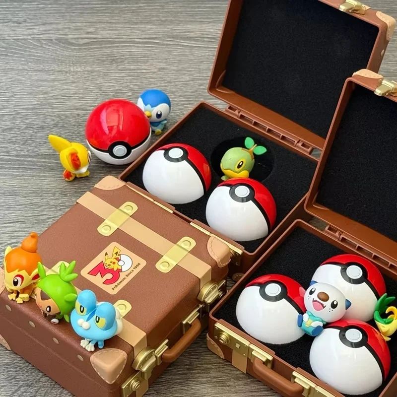 funism-pokemon-30th-anniversary-blind-box-figure-starter-pokemon-poke-ball-collectible-desktop-ornament-for-adult-collection