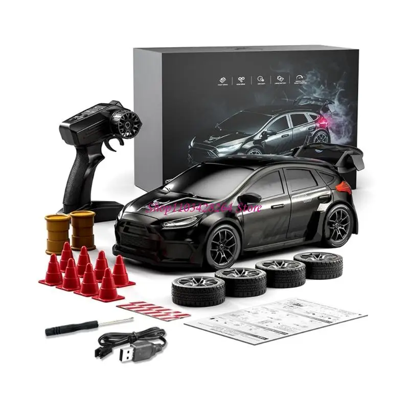  High Performances Drift Competing Car with Shockproof Body & Quick Response Plastic Remote Control Drift Car for Boys