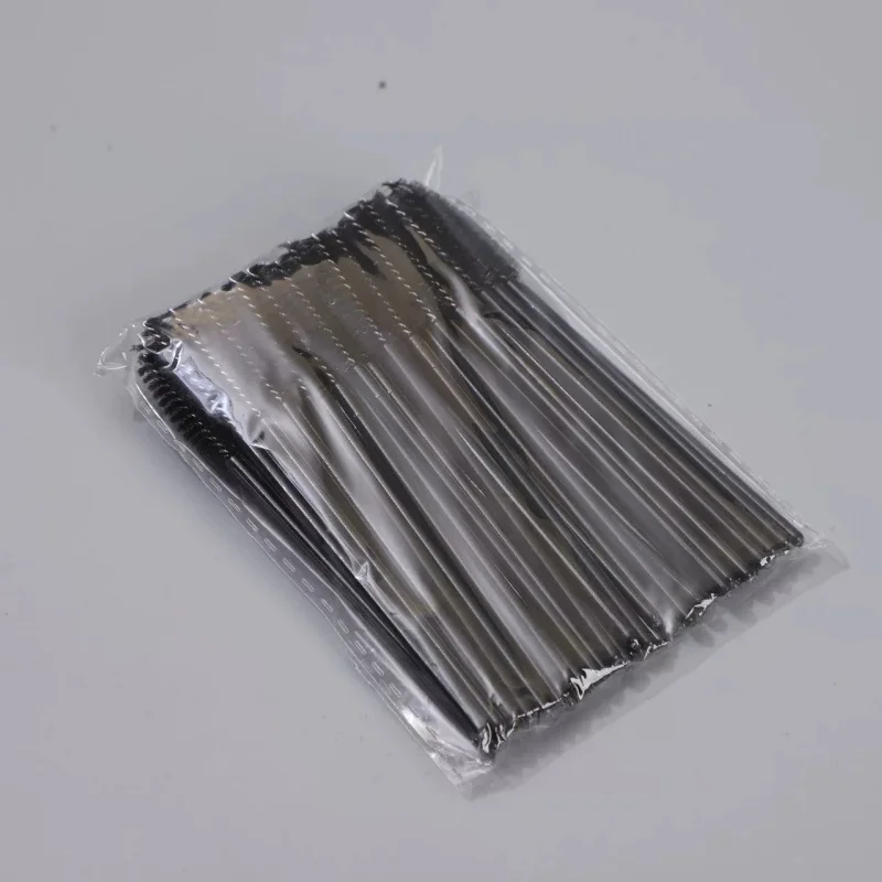 50/100 قطعة المتاح رمش ماكياج فرش المهنية عصي الماسكارا قضيب التخزين المؤقتين رموش فرشاة التجميل ماكياج أداة