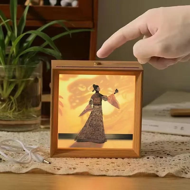 "티베트 바다 전설" 주변 장치 Xiao Zhan 사진 프레임, 수면 야간 조명, 침실 책상 디스플레이, 장식 선물