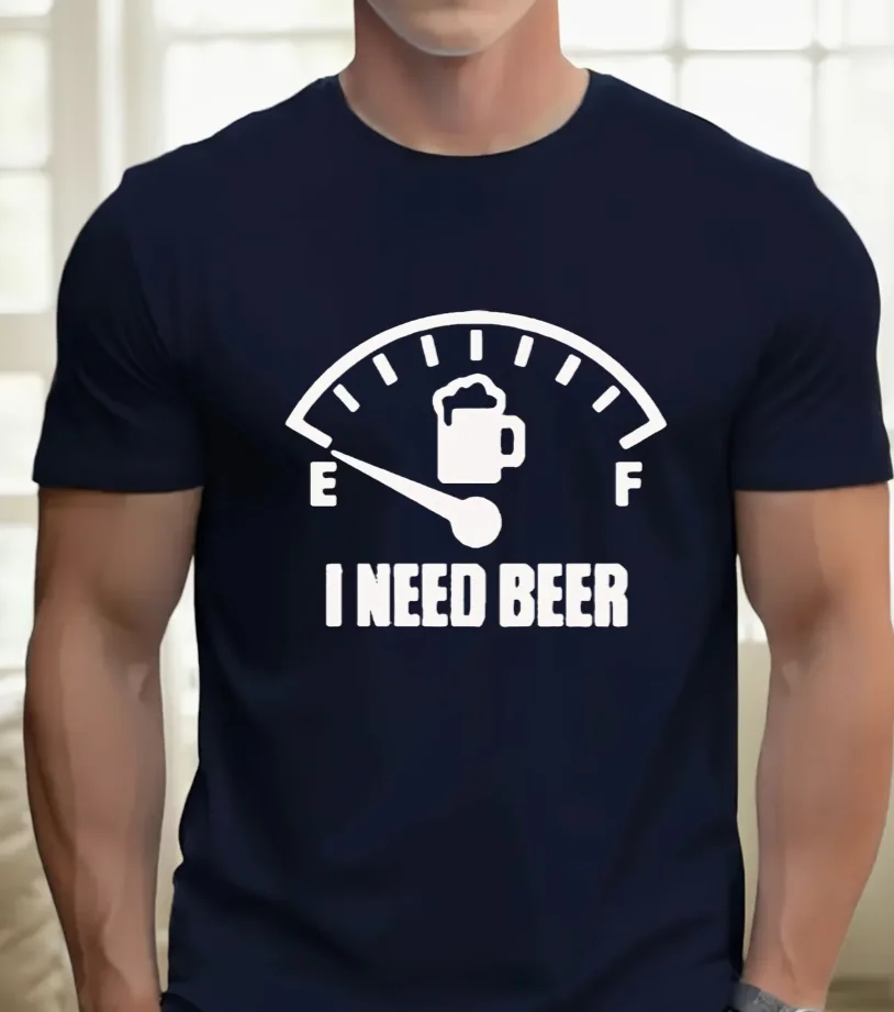 Men's T - Shirts | Fun Beer Scale Design | 