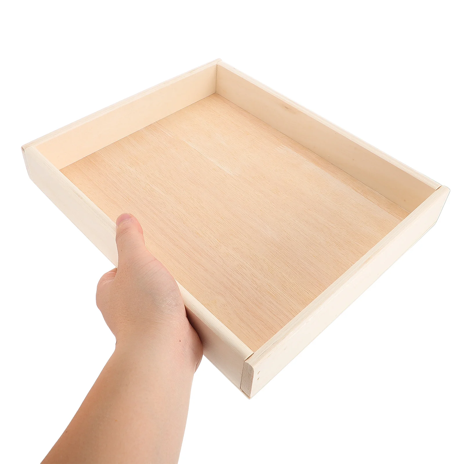 Plateau de tri de Puzzle en bois, 1 pièce, organisateur de rangement de pièces pour enfants, plateaux de Puzzle empilables pour accessoire de jeu de Puzzle plat