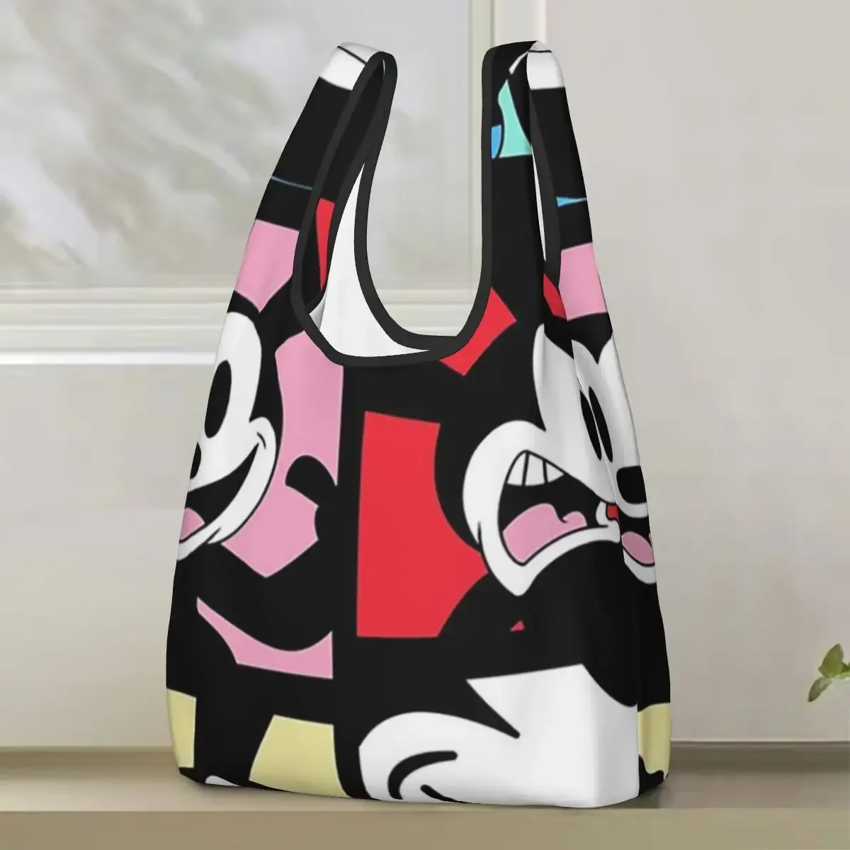 Mood Board Oswald Shopping Bag Portable Tote Bags Reusable Shoulder Shopper Bag Grocery Handbag