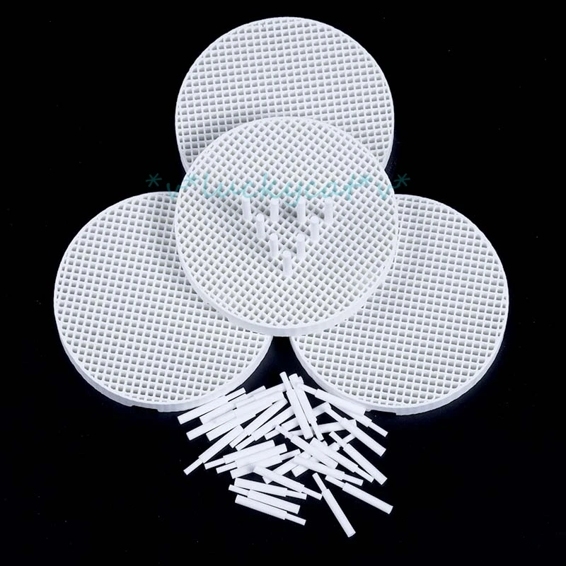 2Pcs New Dental Lab rounded Honeycomb Firing Trays with 20 Zirconia Ceramic Pins Dental Supplies for dentiast item Free shipping