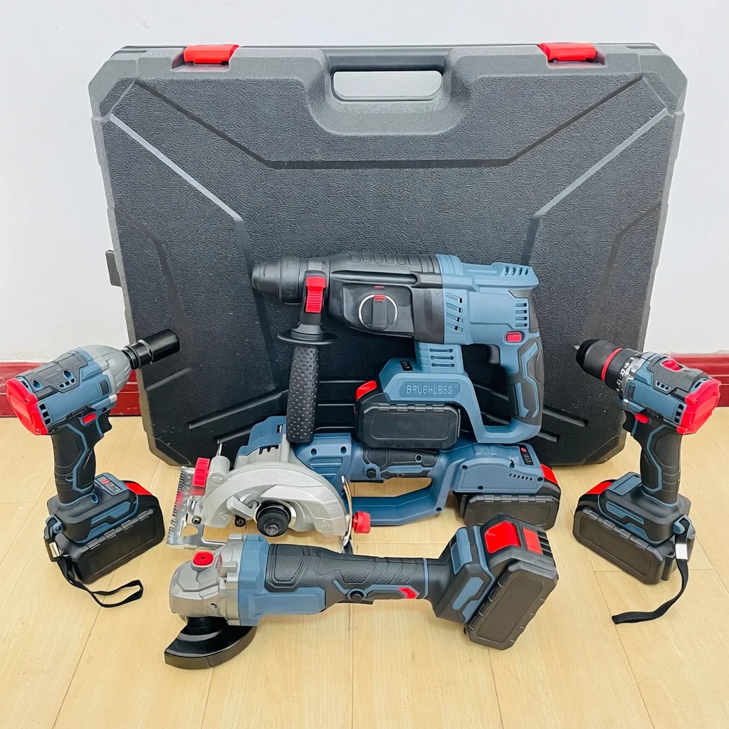 5 in 1 Brushless Multi-function Combination Power Tool Lithium Battery Cordless Power Tool Set
