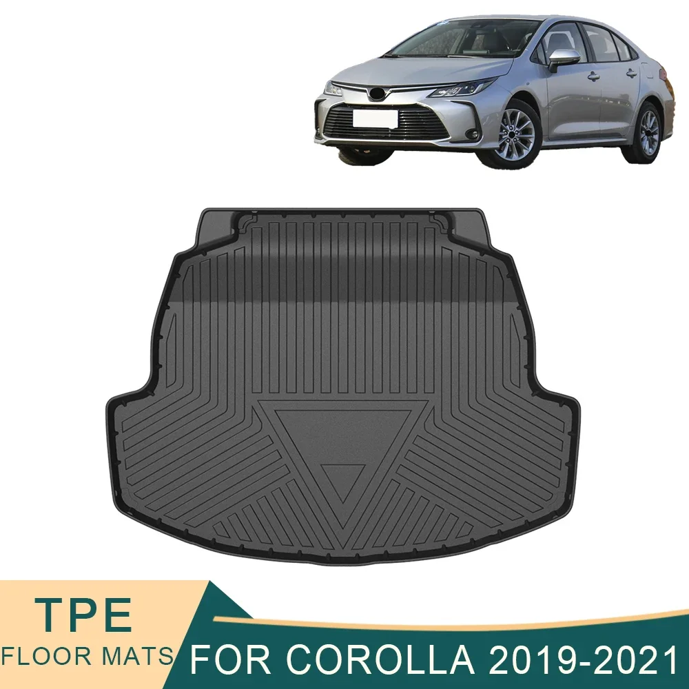 

Коврики для багажника Toyota Corolla E210 2019-2021 из ТПЭ, водонепроницаемые