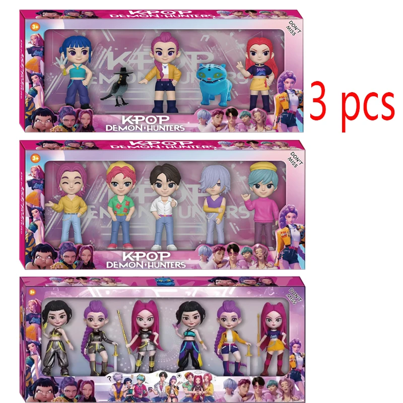 Nouveau 2026 chaud Kpop diable Hunter Rumi Zoe Mira Anime polychlorure de vinyle personnage Collection bureau bibelots cadeau pour enfants