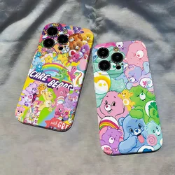 Cares Bears Phone Case for Samsung A33 A03 A04 A11 A12 A13 A23 A30 A50 A51 A52 A53 A71 A73 4G 5G Glossy HD Hard PC Cover