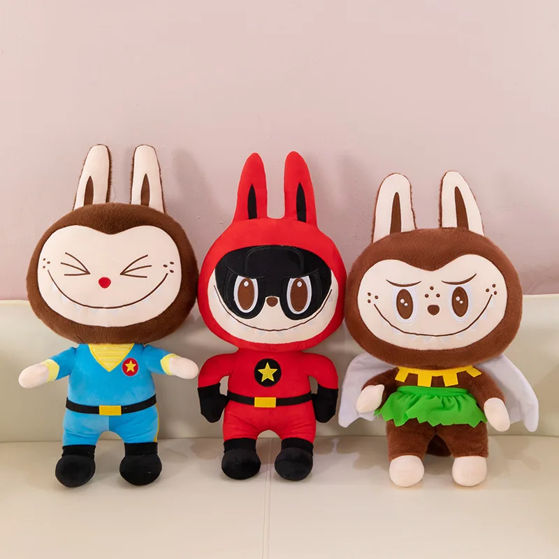 

New 30-50cm Labubu Cartoon Ragdoll Plush Toys Mink Fur Cute Ragdoll Accompany Sleep Plush Toy Pillow Children'S Christmas Gift