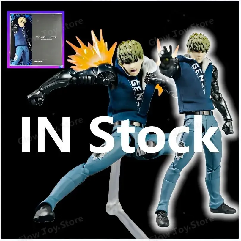 

Новая фигурка Ко Геноса из One-Punch Man, аниме-фигурка Kaiyodo Revoltech Yamaguchi, подвижная модель-статуэтка, игрушки и подарки для детей