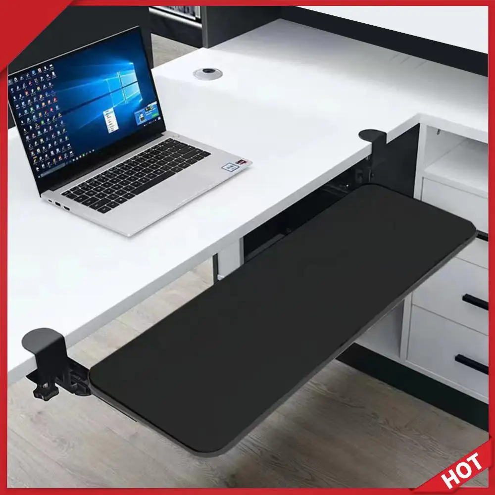 

Выдвижная подставка для клавиатуры с регулировкой высоты, выдвижной ящик для клавиатуры под столом, выдвижной держатель для клавиатуры, выдвижная платформа, компьютерный ящик