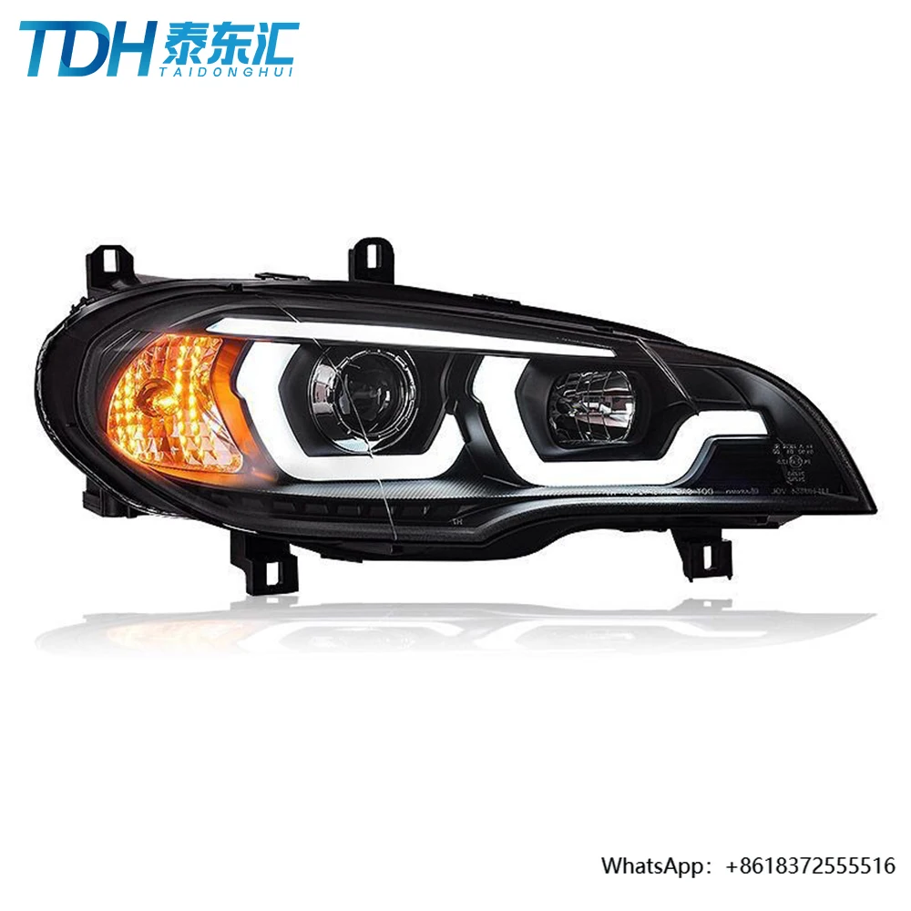 

For 08-13 E70 LED Headlight Assembly 100W Car Lights with 6000K Color Temperature
