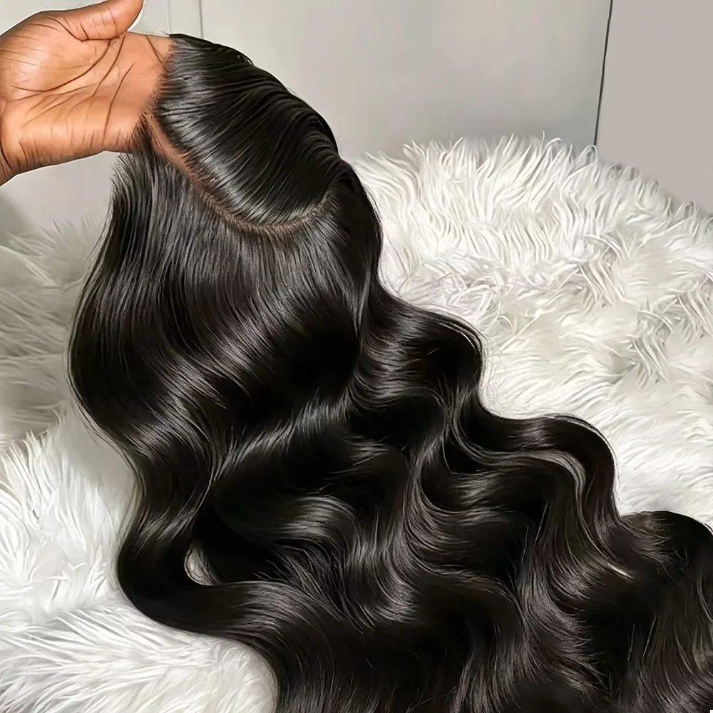 

250% Density 5x5 Glueless Body Wave Human Hair Wig Pre Plucked Baby Hair Pre Cut 5x5 Lace Closure Wigs Human Hair Wigs for Women