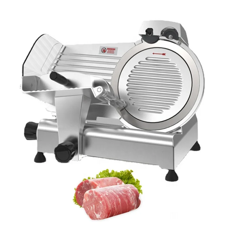 

Semi-automatic Kitchen Meat Slicer Cutter Machine Meat Slicing Machine Meat Mutton Roll Maker Commercial or Home Use