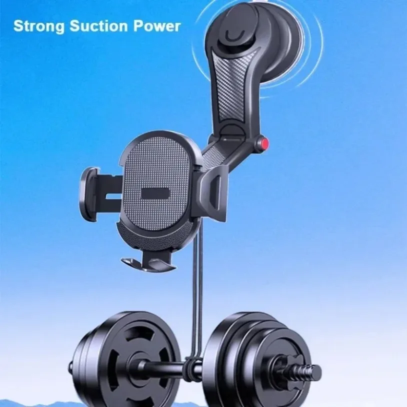 Universal Car Phone Holder 360 Adjustable Windshield Dashboard Suction Mount Stable Mobile Stand For iPhone 17-12 Samsung Xiaomi