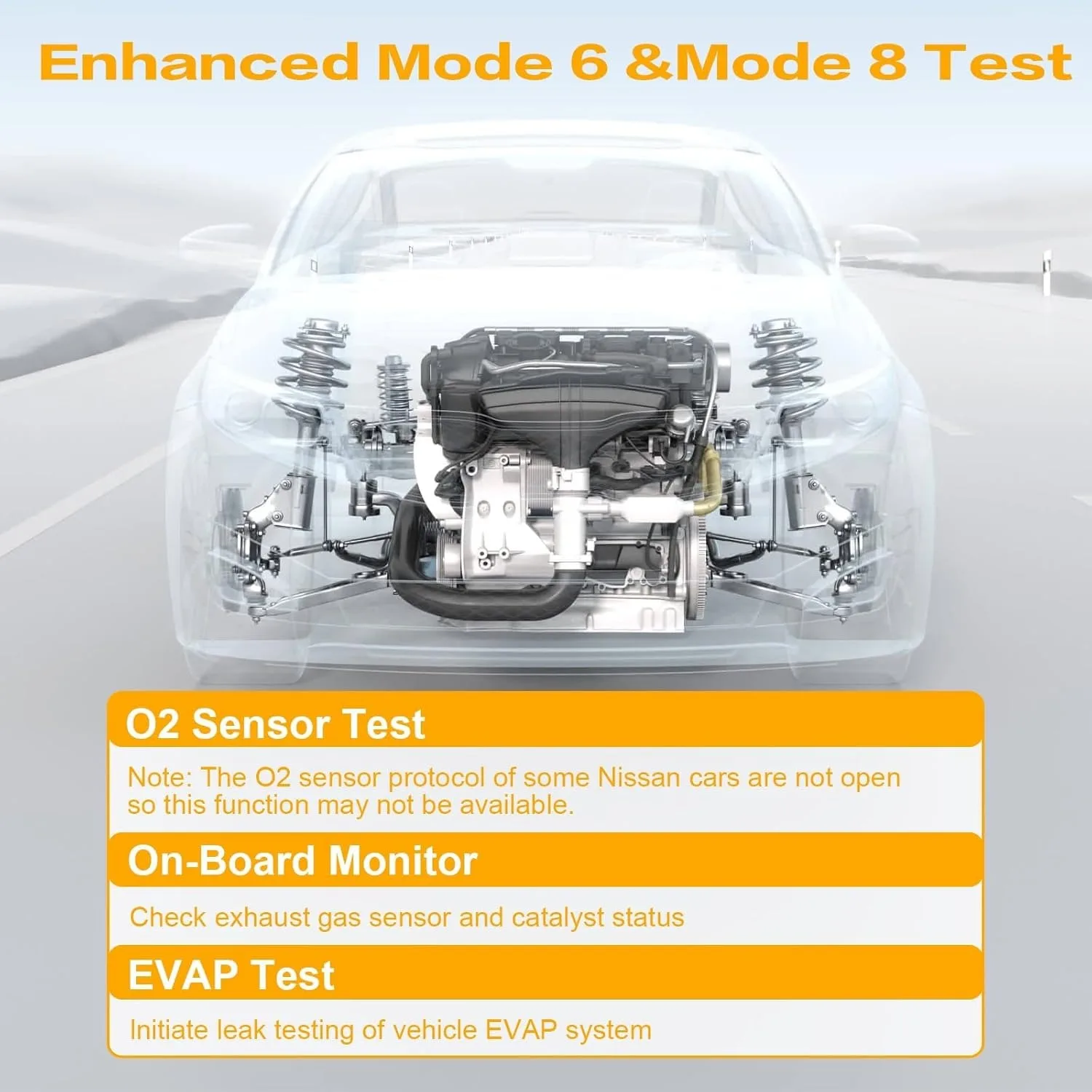 OBD2 V520 diagnostic scanner, real-time data tool, automatic inspection, engine fault code reading, car battery tester, 9V to 16