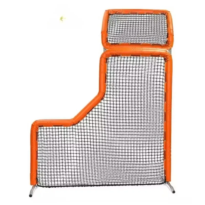 

Изготовленное на заказ бейсбольное тренировочное оборудование Бейсбольный бейсбольный L-экран с верхней защитой