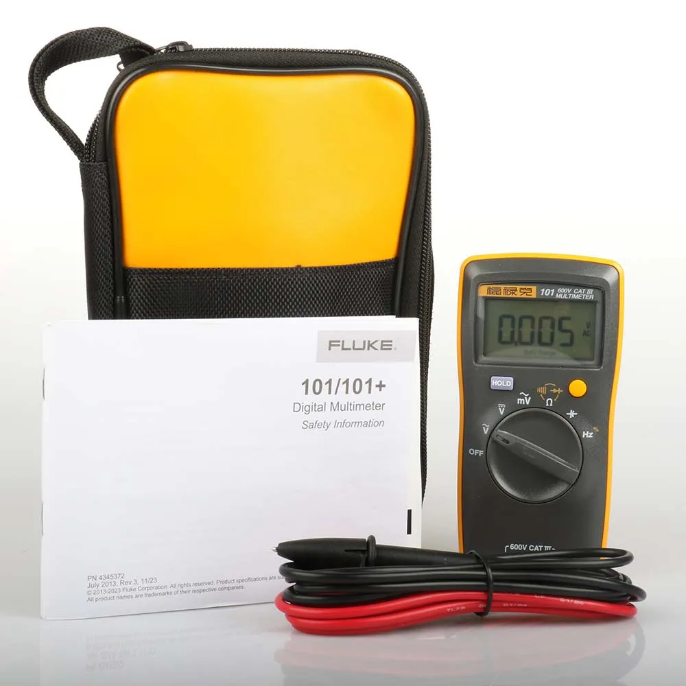 Fluke 101 Auto Range Digital Multimeter for AC/DC Voltage,Resistance,Capacitance and Frequency Measurement