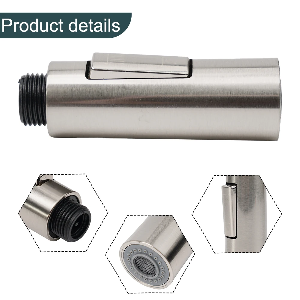 1 Pcs Sprayer Head Tarnishing Brushed Nickel Build To Resist Scratches Kitchen Faucets Sprayer Head High Quality