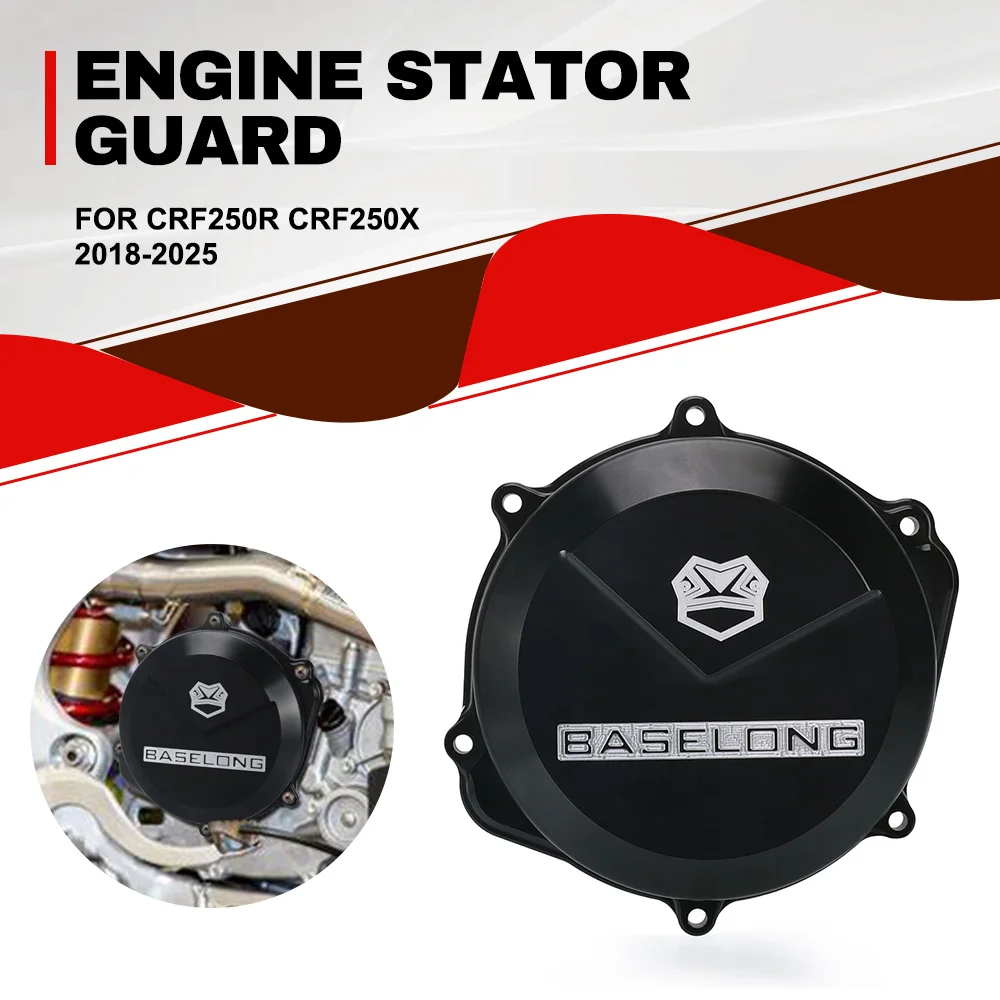 

For Honda CRF250R CRF250X 2018-2019-2020-2021-2022-2023-2024-2025 Motorcycle Guard Water Pump Cover Clutch Protector Accessories