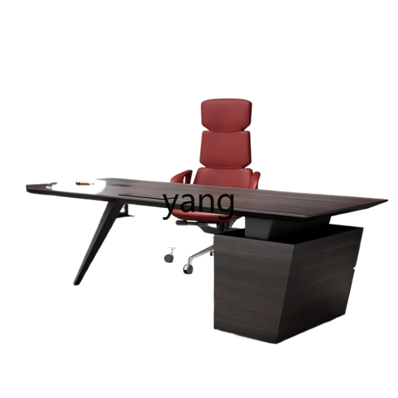 Yjq Minimalist Living Room Large Desk Household Minimalist Office Study Writing Desk Computer Desk