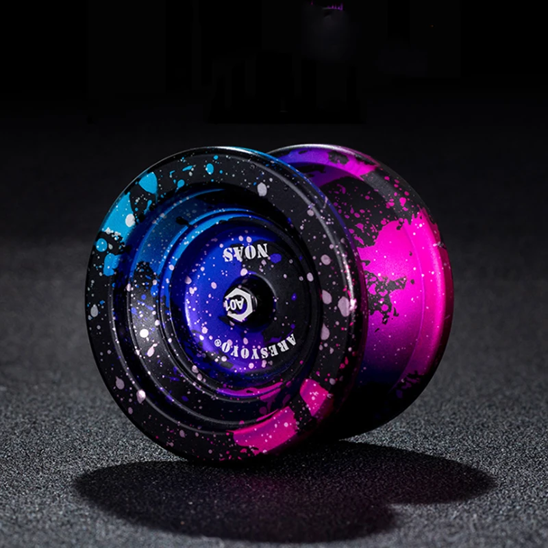 1pc Metal Alloy Aluminum Yoyo Professional with 10 Ball kk bearing High Speed yoyo