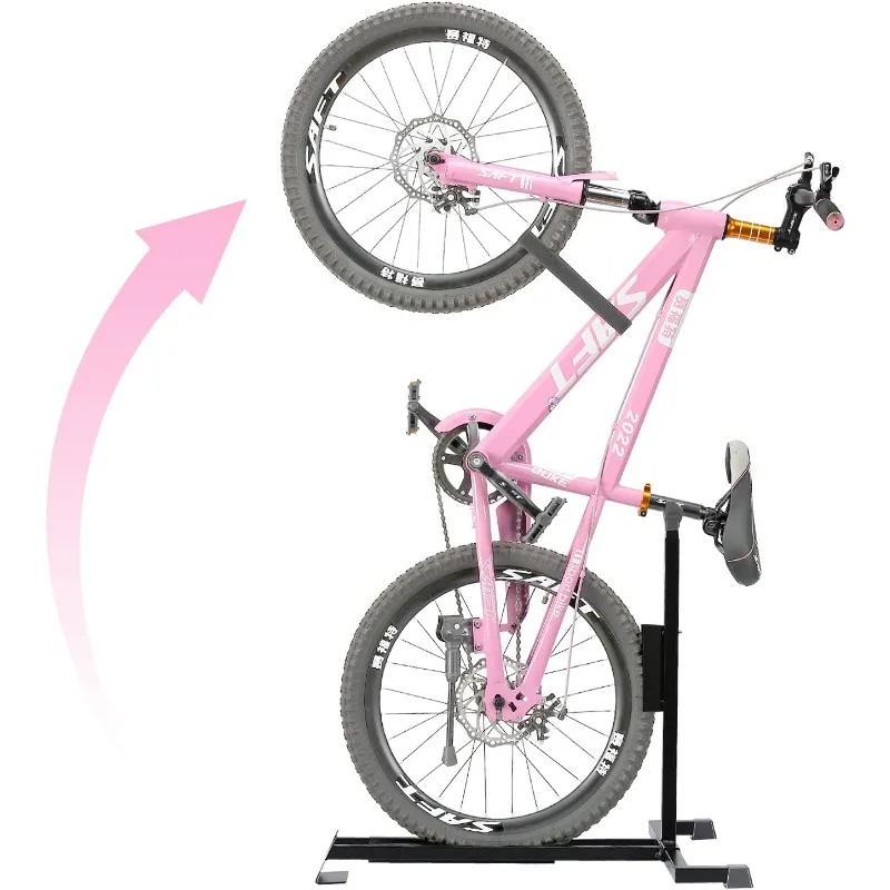 Stand,Vertical  Rack For Indoor  Storage,Upright Bicycle Stand Floor.Heavy Duty Bike Holder With PVC Coatin