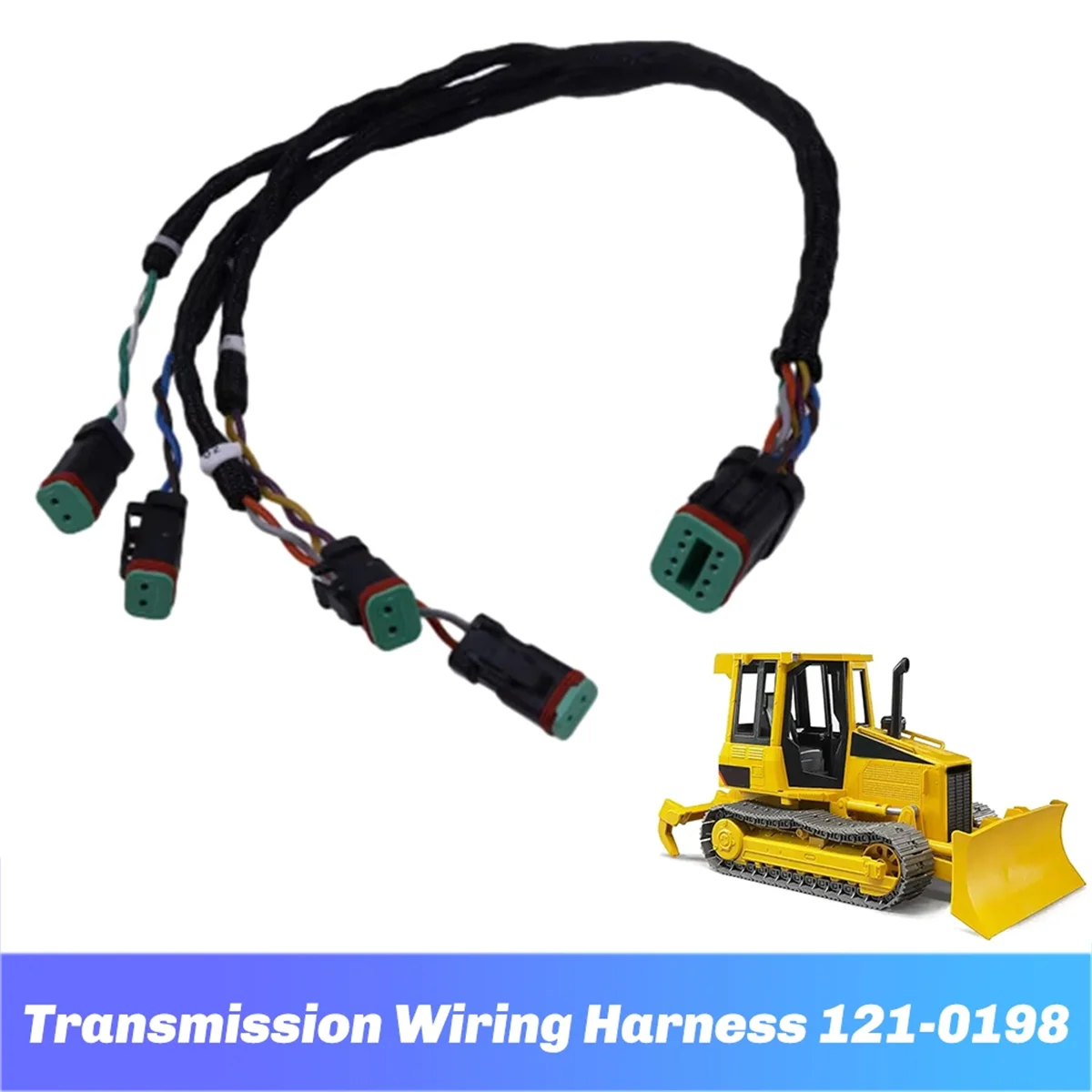 Engine 3126B 3116 Transmission Wiring Harness 121-0198 for Caterpillar Tractor D5M D6M D6N