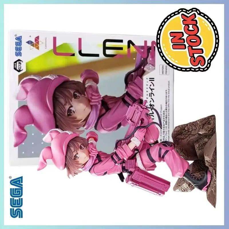 

SEGA In Stock LLENN Sword Art Online Alternative Gun Gale Online II LLENN Luminasta Collection Series Model Cartoon Character