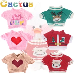 30CM Soft Sweater for LaLafanfan Duck Clothes Plush Toy Stuffed Dolls Accessories for Girls Children's Toys Birthday Gift