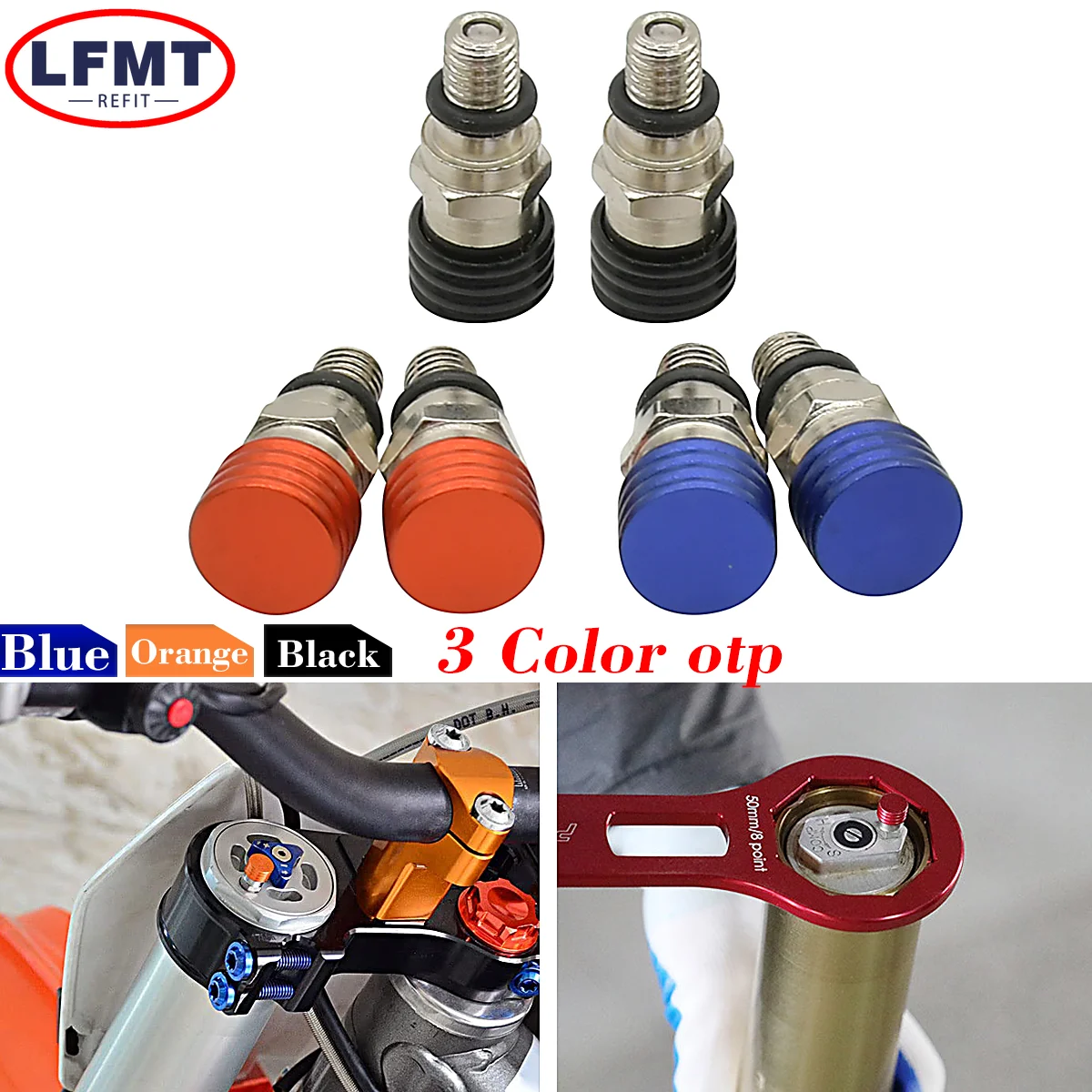 M4x0.7 Fork Air Bleeder Valves For KTM SX SXF EXC EXCF XC XCF XCW XCFW 150 200 250 300 350 400 450 500 For Husqvarna FC TE FE