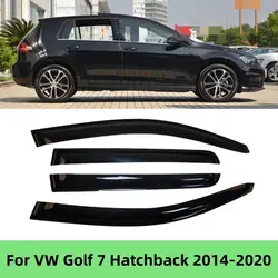 Car Styling Accessories Window Visor Deflector Window Rain Guard Cover For Volkswagen VW Golf 7 MK7 Hatchback 2014- 2019 2020