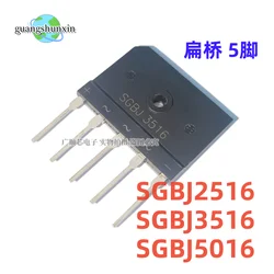 2PCS New original SGBJ2516 SGBJ3516 SGBJ5016 high-voltage three-phase rectifier flat bridge with five legs