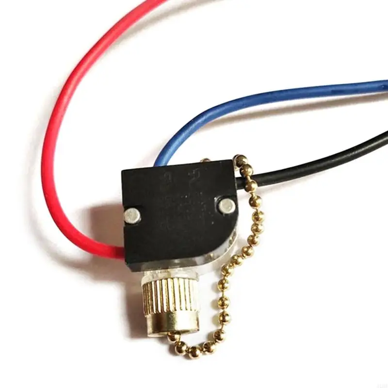 J1HF 3-Wire Wall Lights Pull Control Switch Replacement Universal Ceiling Fan Switch